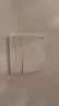 西门子（SIEMENS）86型墙壁开关插座面板 哑光磨砂 睿宸系列象牙白色 三开单控开关 实拍图