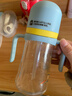皇宠 儿童水杯PPSU学饮杯宝宝幼儿园吸管杯奶杯婴儿奶瓶 微V阀黄330ML 实拍图