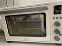 美的（Midea）【国家补贴】家用多功能风炉电烤箱 40L大容量/四面搪瓷/热风循环/空气炸锅烤箱一体机PT4012W二代 实拍图