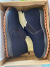 布舍元老北京布鞋棉鞋高帮羊毛保暖男中老年防滑爸爸鞋74X-0214蓝色42 实拍图