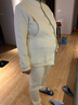 娇银春秋加厚空气棉月子服冬季产后纯棉孕妇睡衣秋冬哺乳家居服套装款 C929米糖加厚防风款 XXL（适合170斤以内穿) 实拍图