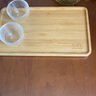 雅集竹制茶盘迷你家用长方形茶托盘功夫茶具办公居家茶台配件 实拍图