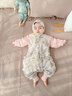 威尔贝鲁（WELLBER）恒温睡袋婴幼儿1-3岁竹棉睡衣秋冬儿童宝宝防踢被子厚夹棉 绮梦S 实拍图