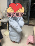 优衣库童装男童女童羽绒大衣/外套夹克保暖厚衣服473308 61 水蓝色 120 实拍图