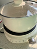 美的（Midea）电煮锅 电蒸锅 电炒锅 电热锅 2.6L分体式 小型1-2人学生宿舍多功能锅泡面锅 XZC2088S 配蒸笼 实拍图