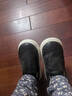 洁丽雅老人棉拖鞋女冬季室内家居防滑厚底包跟皮保暖妈妈老年棉鞋男全包 藏青 40-41 (适合39-40码) 实拍图