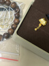 蜜金（HoneyGold）珠宝 黄金吊坠足金古法文玩系列铃兰叙串珠HGG1956工费150Y 3.70g  实拍图