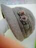 笙格儿 帽子女冬季中老年保暖兔毛帽老年人毛线帽围巾冬季送妈妈的生日礼物加绒针织帽 卡其 单个帽子 均码 实拍图