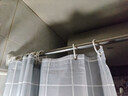 京东京造 浴帘涤纶卫生间加厚宽防水防霉遮光洗澡淋浴室隔断窗帘200*180cm 实拍图