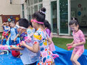 361°儿童泳衣女童泳镜泳帽套装可爱印花短袖连体游泳衣中小童女孩泳装 实拍图