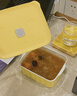 北鼎（Buydeem）陶瓷猪猪饭盒便携保鲜盒上班族学生带饭餐盒蒸锅烤箱9cm小鹅黄 实拍图