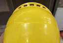 伟光 ABS安全帽 新国标透气款 电绝缘防砸耐穿刺 Y型下颏带工地建筑头盔 黄色旋钮式 1顶【京东自营】 实拍图
