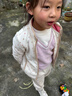 多妙屋女童毛衣儿童加厚秋冬款线衣大童秋季新款洋气上衣宝宝针织打底衫 暖绒款  香芋紫 10692 130 实拍图