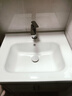 波彼（BOBI）台盆陶瓷一体盆洗手盆单盆阳台浴室柜卫生间半嵌入洗脸面盆池定制 【60*48CM】盆+弹跳下水+防臭管 实拍图