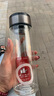【⭐京东物流配送】高硼硅双层玻璃杯大容量泡茶杯水杯子茶水分离 【双层加厚】茶杯 350ml 1只 实拍图