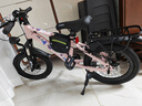 凤凰（Phoenix）儿童自行车6-12岁中大童男孩山地车青少年变速学生车单车小学生车 A6- 樱花粉- 单速辐条轮-带后座架 16寸(适合身高110-130cm) 实拍图