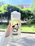 卡通塑料杯子茶水分离耐高温帕恰狗水杯学生高颜值小众简约直饮杯 撅屁屁小狗550ml塑料杯【单杯】 实拍图