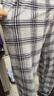 南极人【100%纯棉】男士睡裤男格子长裤大码可外穿宽松休闲家居裤 实拍图