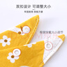9i9婴儿口水巾纯棉围嘴防水宝宝三角巾双按扣可调节围兜升级5条A17 实拍图