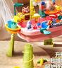 欣格儿童洗碗机玩具电动出水洗碗喷雾滑梯过家家厨房生日礼物向日葵蓝 实拍图