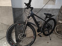 JEEP吉普山地车自行车双碟刹变速减震镁合金成人通勤越野山地车-MX100 薄墨灰【轻量高颜值镁合金车架】 27.5寸（适合身高160-185CM） 27速-短途骑行【可锁死减震前叉】 实拍图