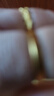 明牌珠宝黄金戒指男女款 足金古法平安无事戒素圈对戒礼物AFM0156工费150 戒指 22号 约2.27克 实拍图