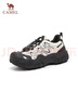 骆驼（CAMEL）登山鞋户外休闲鞋女网面3.0闪电丑萌鞋 L24A469693 米/银/黑 38 实拍图