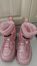 JEEP吉普儿童雪地靴冬季加绒加厚大棉棉鞋女童秋冬马丁靴 粉色28 实拍图