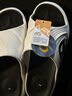 361°拖鞋男女AG运动凉鞋软弹耐磨居家防滑运动拖鞋涉水情侣拖鞋沙滩鞋 羽毛白/浅青色【女】 37 实拍图