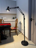 享域 长臂折叠LED落地灯调光色客厅卧室简约家居阅读护眼书房学习灯 黑色+14W暖光led（三档调亮度） 实拍图