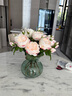 Harbor House 美式家居仿真花摆件客厅卧室三杈仿真玫瑰花假花装饰花束礼物 白玫瑰- 1支 实拍图