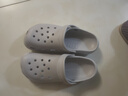 洁丽雅手术室专用洞洞鞋男士夏季外穿防滑EVA防臭沙滩凉鞋包头医用拖鞋 岩石灰 【潮流印花款】 44-45 【标准码】 实拍图