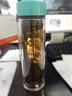 希诺（HEENOOR）玻璃杯女高颜值双层防烫保温花茶杯送老婆礼物办公车载泡茶水杯子 9506-长款蒂芙尼蓝-300ml 实拍图