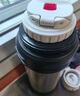 炊大皇保温壶304不锈钢真空长效保温户外旅行壶大容量暖水瓶 曜石黑2.5L 实拍图