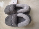 洁丽雅男士包跟棉拖鞋男秋冬季室内居家保暖家居加厚全包毛毛棉鞋女冬天 灰色【顺丰包邮 】 30天质保 40-41 (适合39-40码) 实拍图
