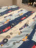 梦洁宝贝100%纯棉床上四件套儿童全棉被套床单床上用品  泡泡卡丁车 1.5米床 实拍图