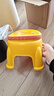 家用卡通手提矮凳客厅浴室凳子加厚儿童板凳防滑手提凳耐用 小黄鸭加厚儿童凳子（贴纸随机） 1个装 实拍图