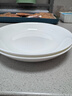 斯凯绨（Sky Top）骨碟陶瓷深盘子酱菜碟纯白家用骨瓷餐具套装6英寸饭盘4件 实拍图