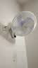 美的（Midea）壁扇16吋壁挂电风扇轻声宿舍摇头商用挂墙风扇食堂大风力工业壁扇摇头牛角扇 FWA40UA 实拍图