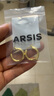 Arsis自由搭配潺流耳圈耳钉女原创设计耳环送女友礼物  金色小号 实拍图