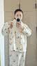爱宝适月子服秋冬空气棉孕妇睡衣产妇哺乳喂奶衣家居服XL 橙意暖朵M467 实拍图