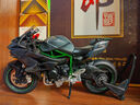 中精质造1:9川崎h2r摩托车模型大号合金仿真机车手办收藏摆件男生礼物生日 正版川崎H2R合金模型礼盒装 实拍图