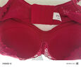 都市丽人本命年红品内衣女无钢圈文胸聚拢中薄款蕾丝胸罩2B9506 实拍图