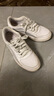 李宁板鞋男鞋子运动休闲鞋男小白鞋春秋季新款滑板鞋低帮透气运动鞋 白（灰标） 43 实拍图