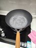 京东京造 钻石纹钛炒锅 铁锅不粘炒菜电磁炉燃气灶【健康无涂层】32cm 实拍图