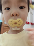 babycare安抚奶嘴 牙胶婴儿用品超软硅胶6月+新生儿安慰奶嘴 甜蜜瓜黄L码 实拍图