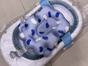 十月结晶婴儿洗澡盆新生儿大号可折叠智能感温格洛里蓝浴盆浴网浴垫3件套 实拍图