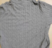 优衣库女装可机洗纽花针织连帽套头衫/25秋冬新款478871 06 铅灰色 XS /150/76 实拍图