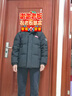 鸭鸭（YAYA）时空道宇系列三防羽绒服情侣男女短款冬季新款泡芙加厚面包服外套 星空黑色 S (建议90-110斤) 实拍图
