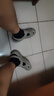 特步（XTEP）运动拖鞋男士洞洞鞋男情侣凉拖鞋外穿厚底凉鞋男 A043 砖褐 42-43 实拍图